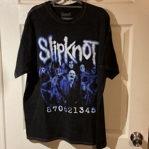 NWOT Slipknot Black & Blue Graphic Band Tee